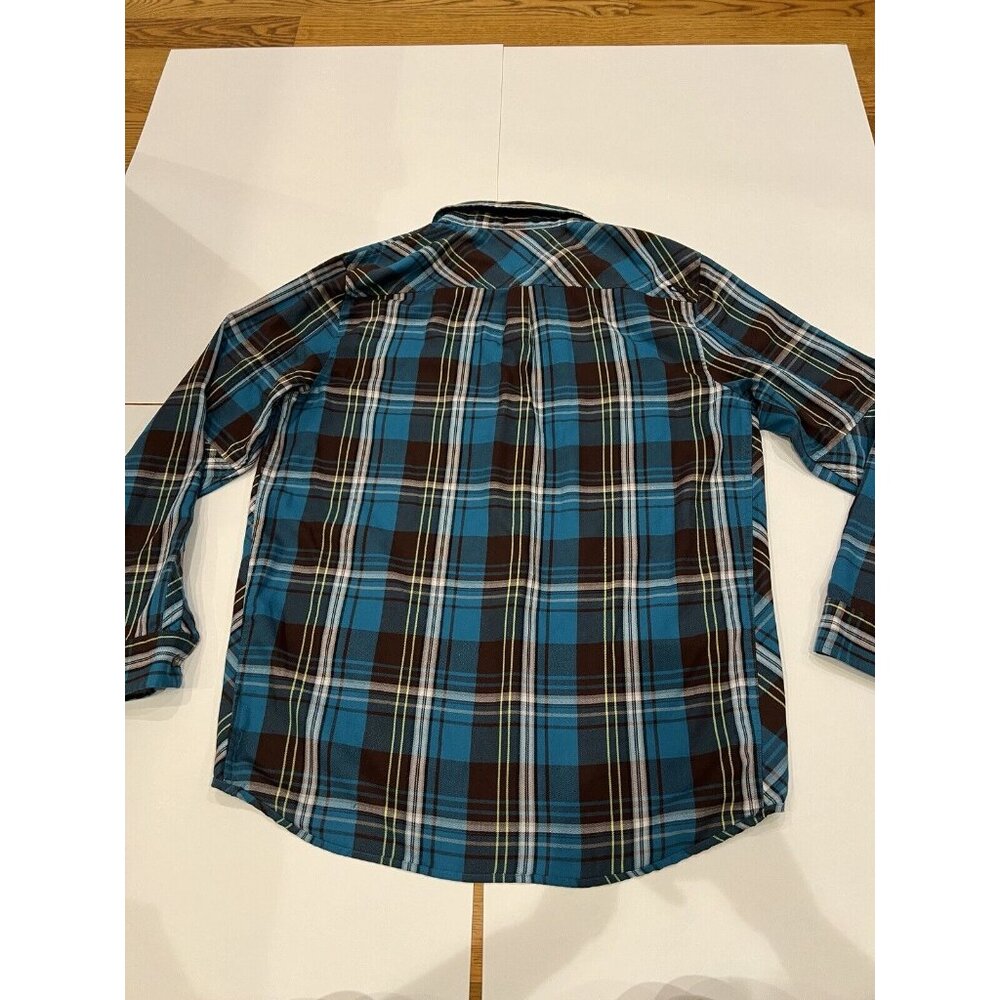 Oakley Light Flannel Plaid Button Front Long Sleeve Shirt - Men's Size XL - Picture 11 of 11